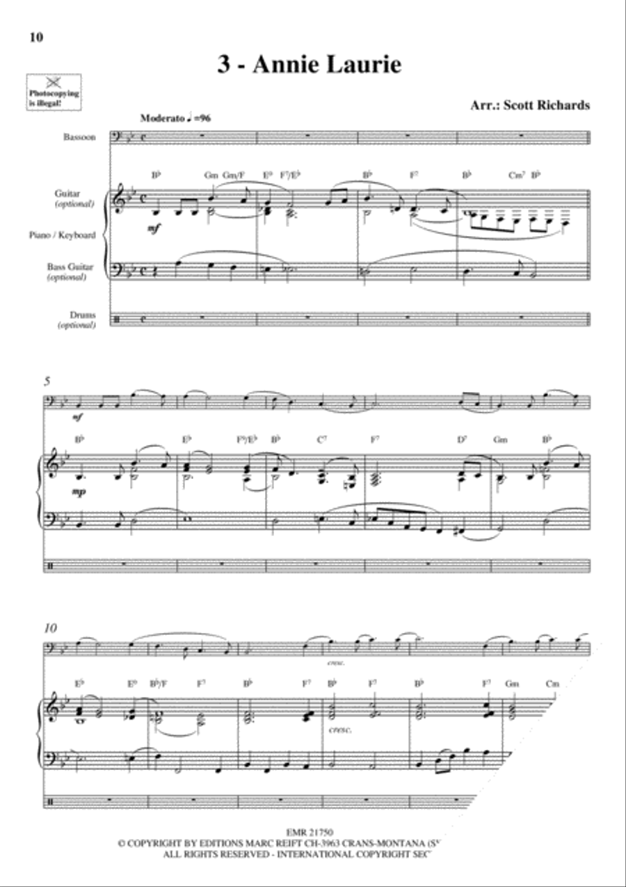 20 Celtic Hits Bassoon Solo scores gallery preview page 5