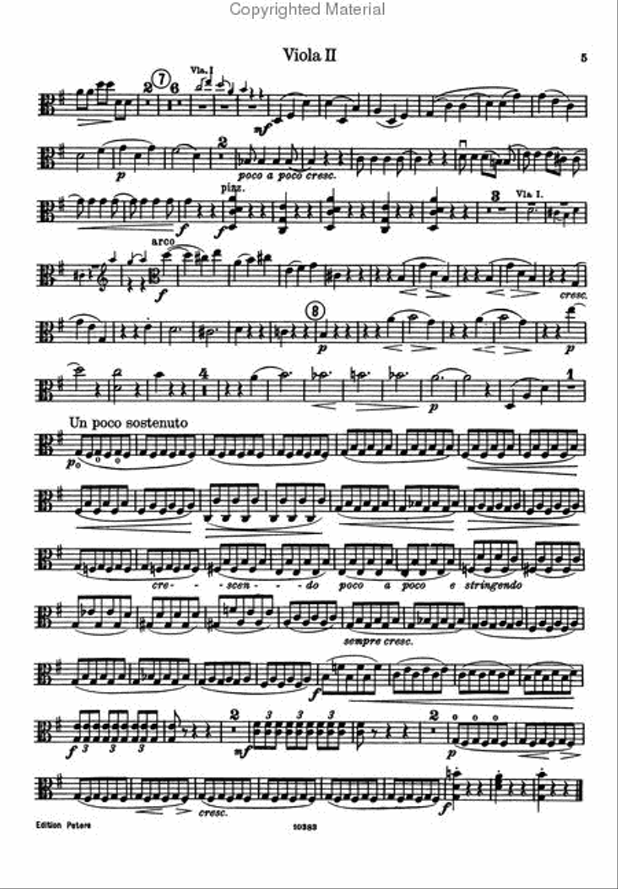 String Sextet No. 2 in G Op. 36 Chamber Music scores gallery preview page 4