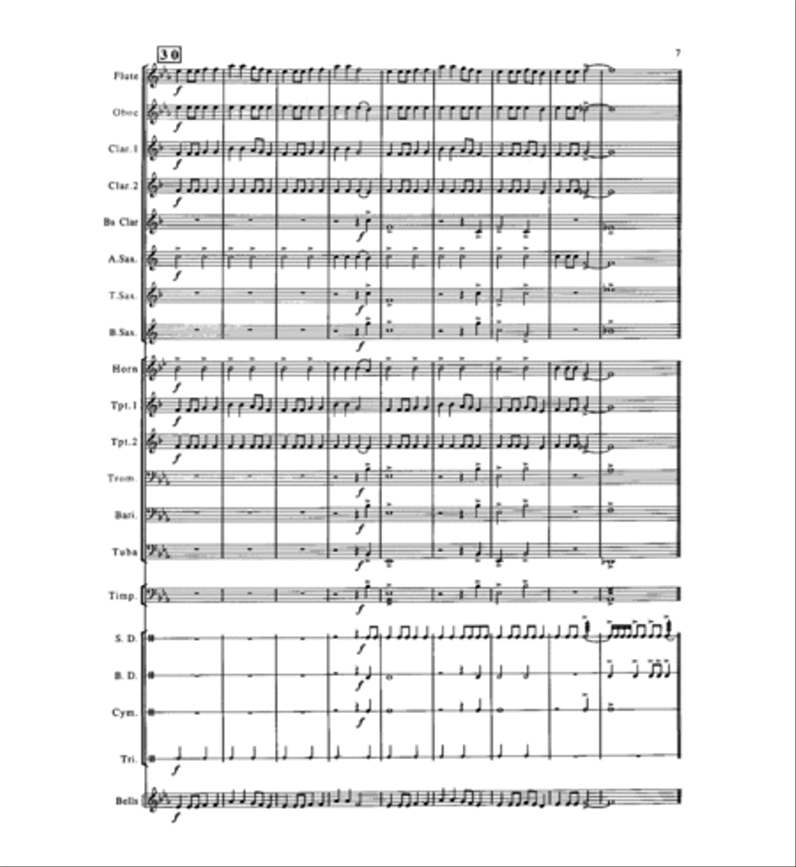 March Primo Concert Band scores gallery preview page 7