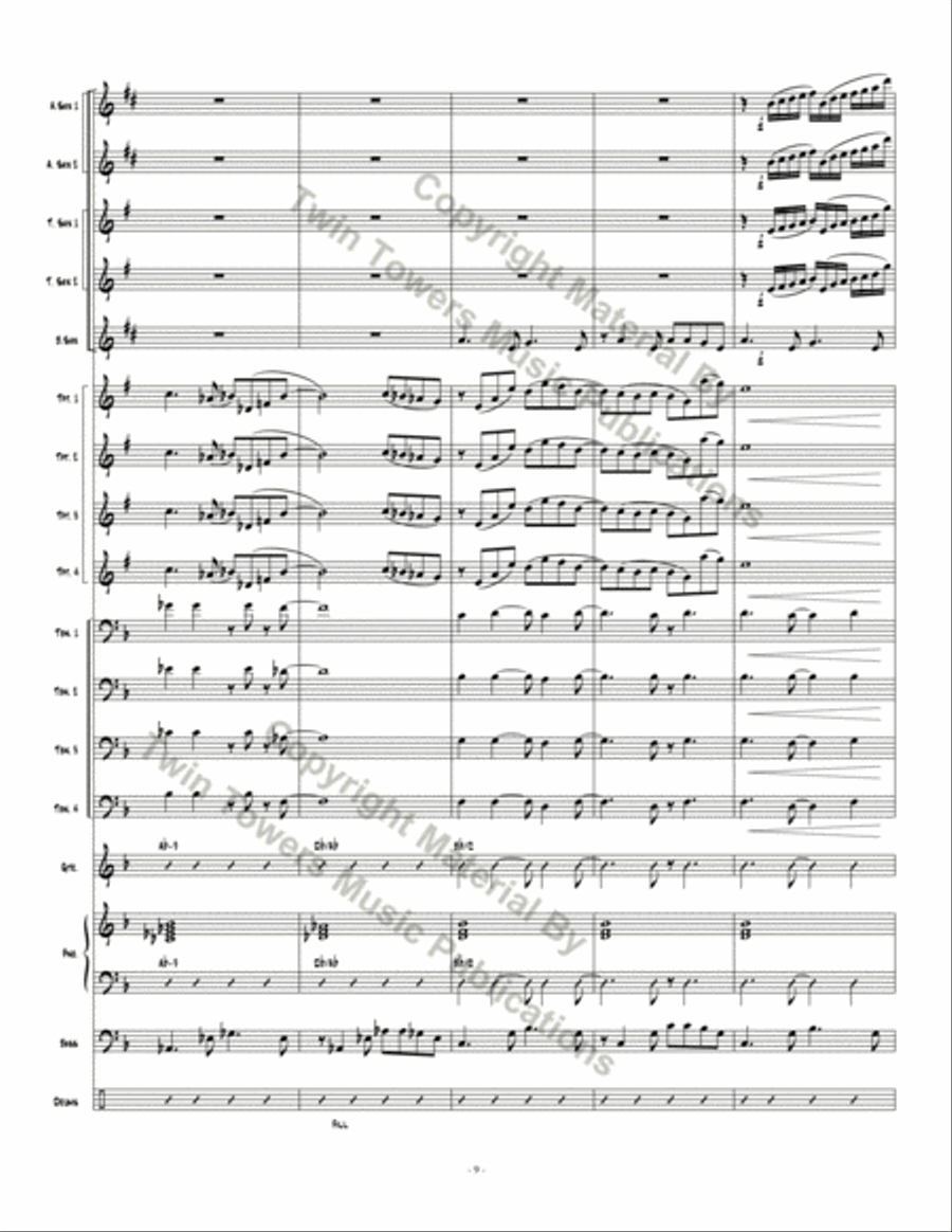 Grind Smooth Jazz Ensemble scores gallery preview page 10