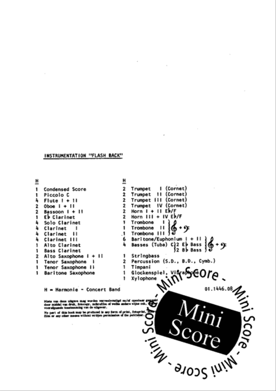Flash Back Concert Band scores gallery preview page 3