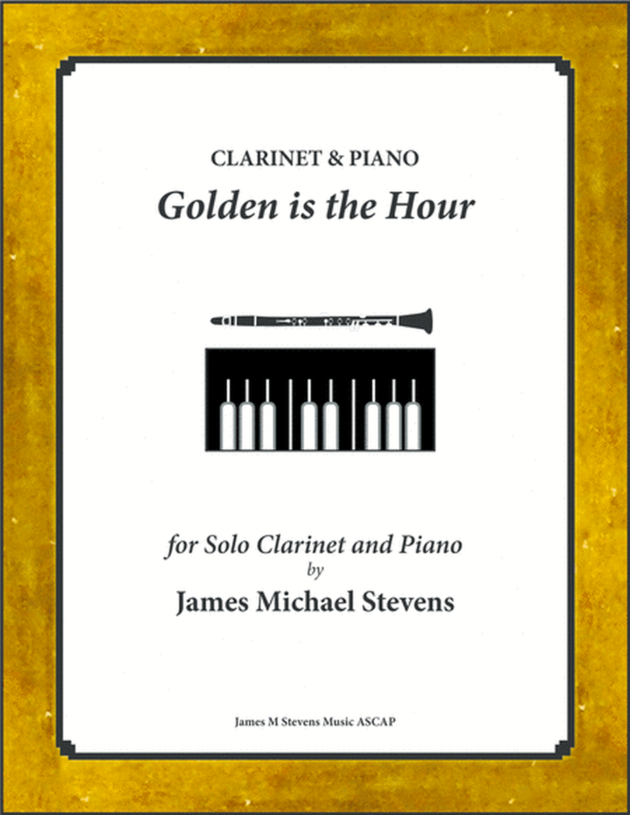 Golden is the Hour - Clarinet & Piano image number null