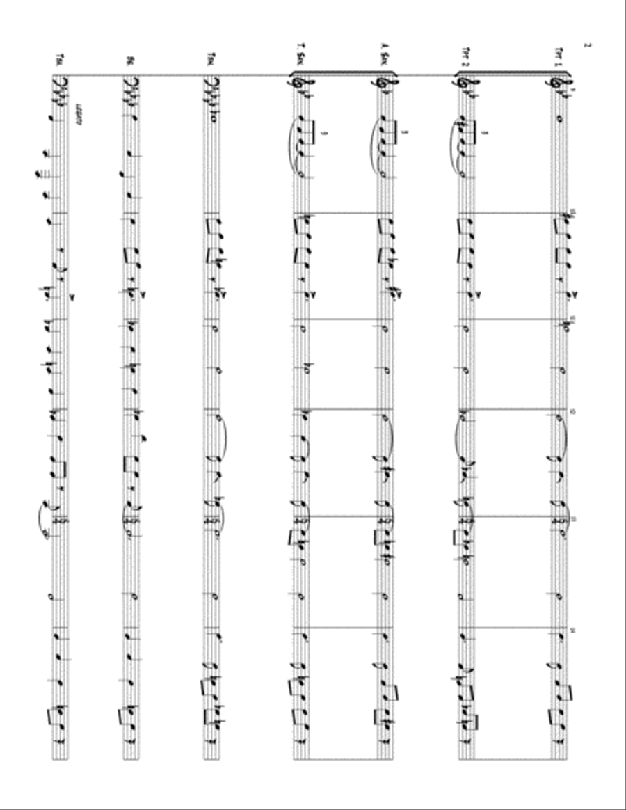 Moment S Notice Jazz Ensemble scores gallery preview page 4