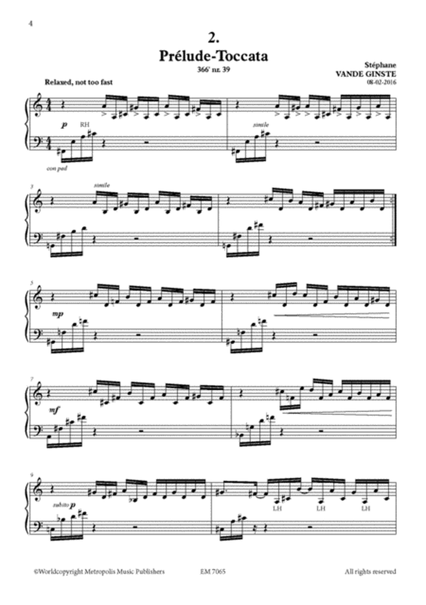 Complete 366’ - Book 1: 12 Preludes for Piano Solo