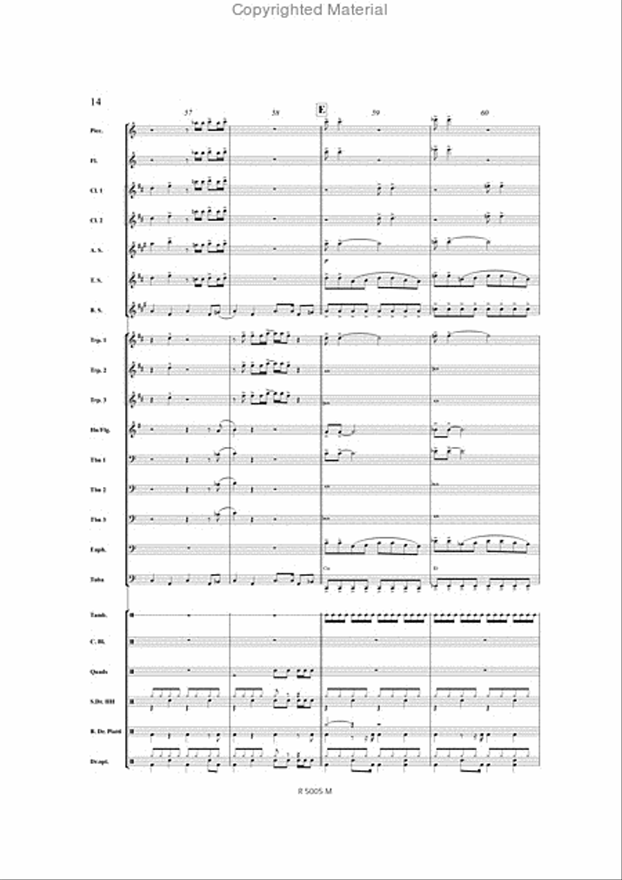 Think Think Marching Band scores gallery preview page 15