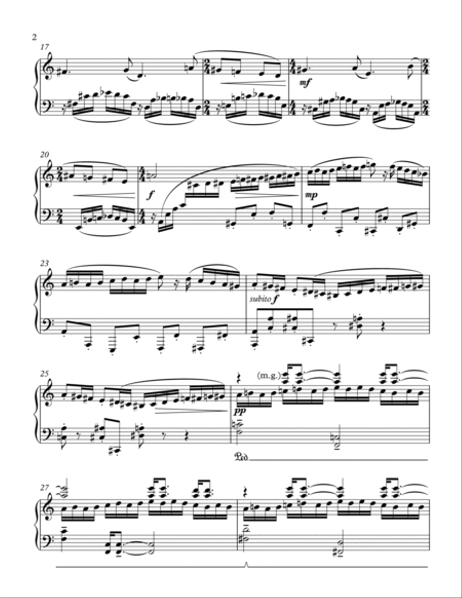 Toccata for Piano Toccata for Piano Piano Solo scores gallery preview page 2