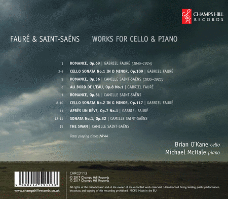 Faure & Saint-Saens: Works for Cello and Piano