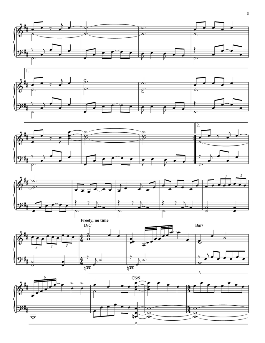 Meeting Of The Spirits Piano Solo scores gallery preview page 3