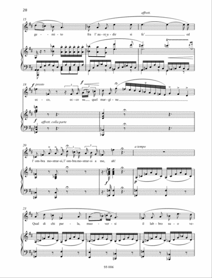 Regnava nel silenzio Soprano Voice scores gallery preview page 2