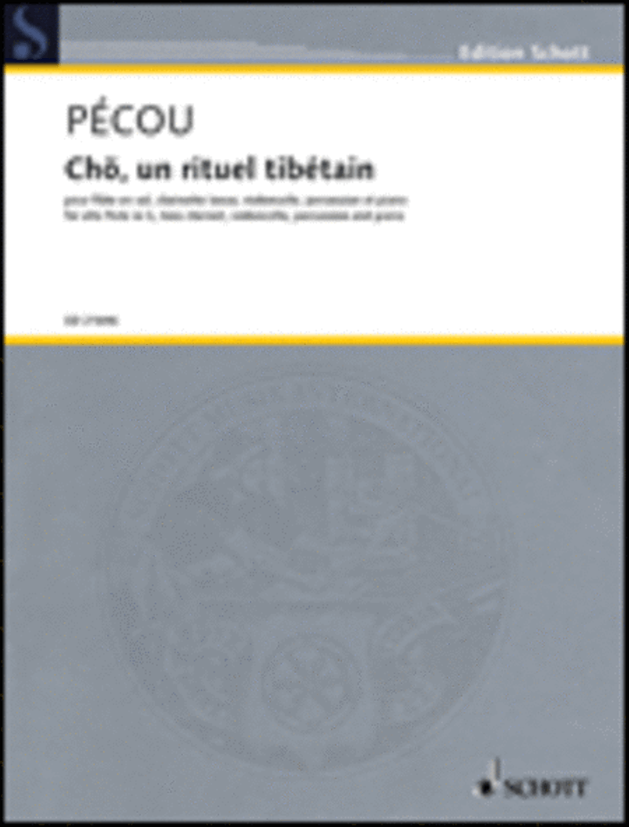Cho, Un Rituel Tibetain Cho, Un Rituel Tibetain Bass Clarinet scores gallery preview page 1