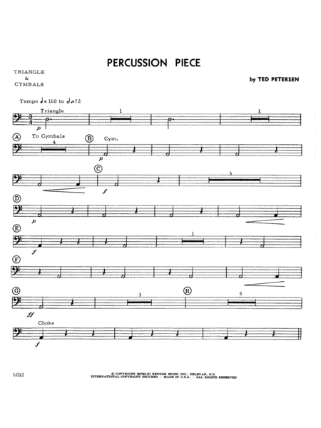 Percussion Piece - Percussion 4