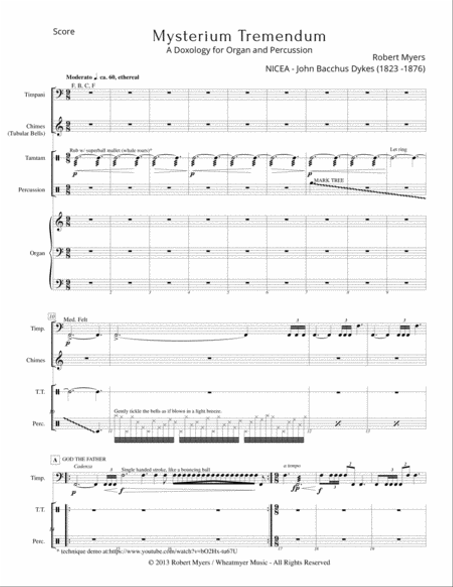 Mysterium Tremendum Small Ensemble scores gallery preview page 3