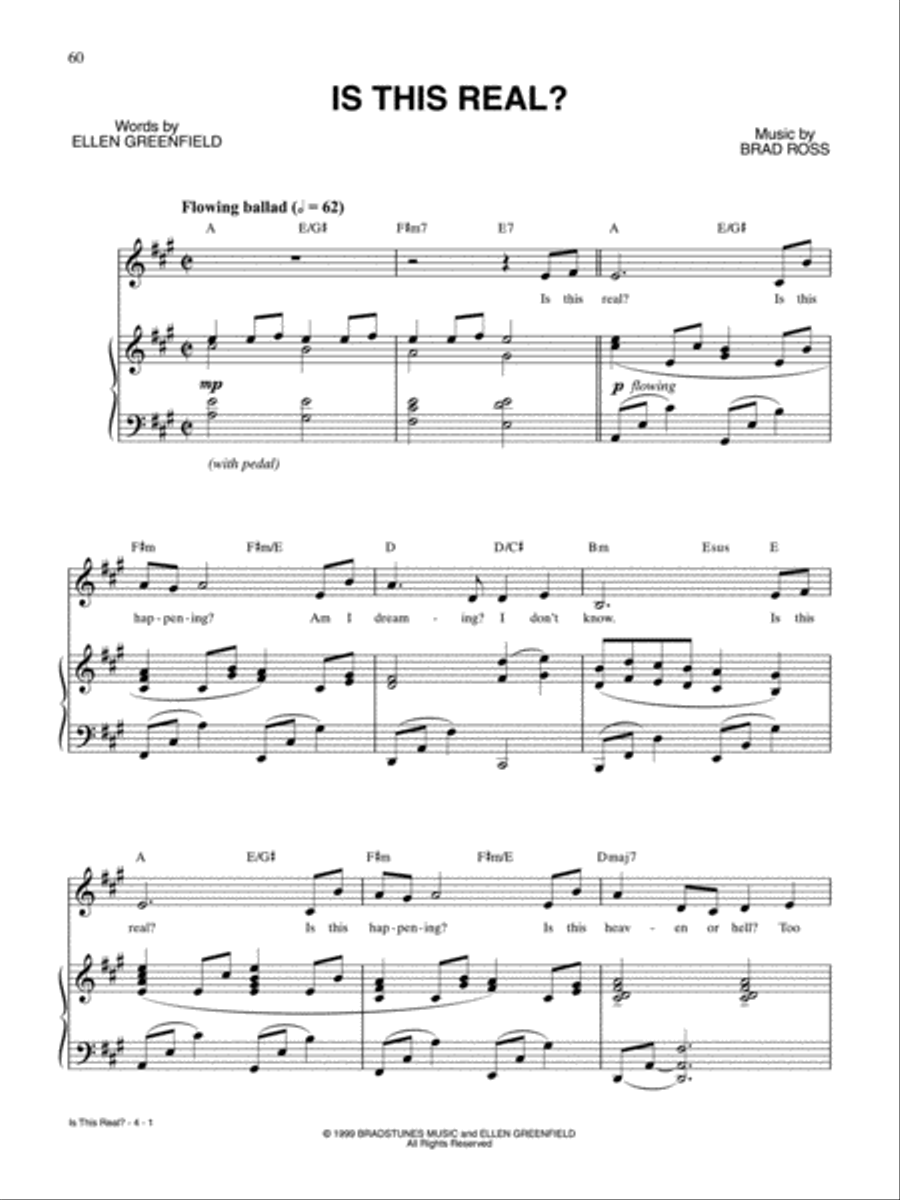 Is This Real? Is This Real? Piano, Vocal, Guitar scores gallery preview page 1