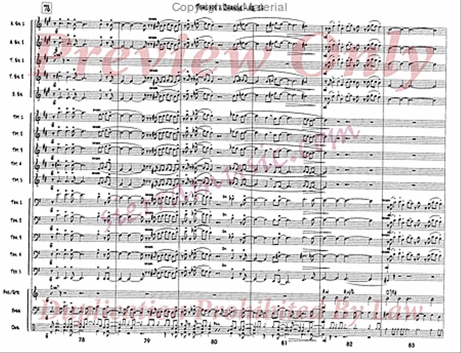 Time For A Change Time For A Change Jazz Ensemble scores gallery preview page 15