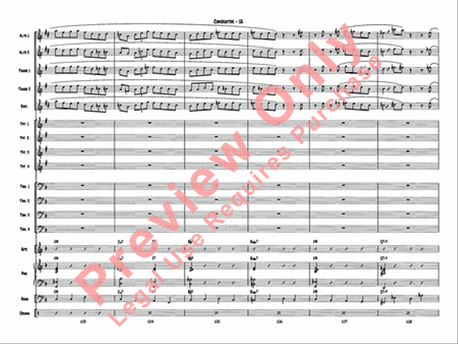 Sonny's Place Jazz Ensemble scores gallery preview page 21