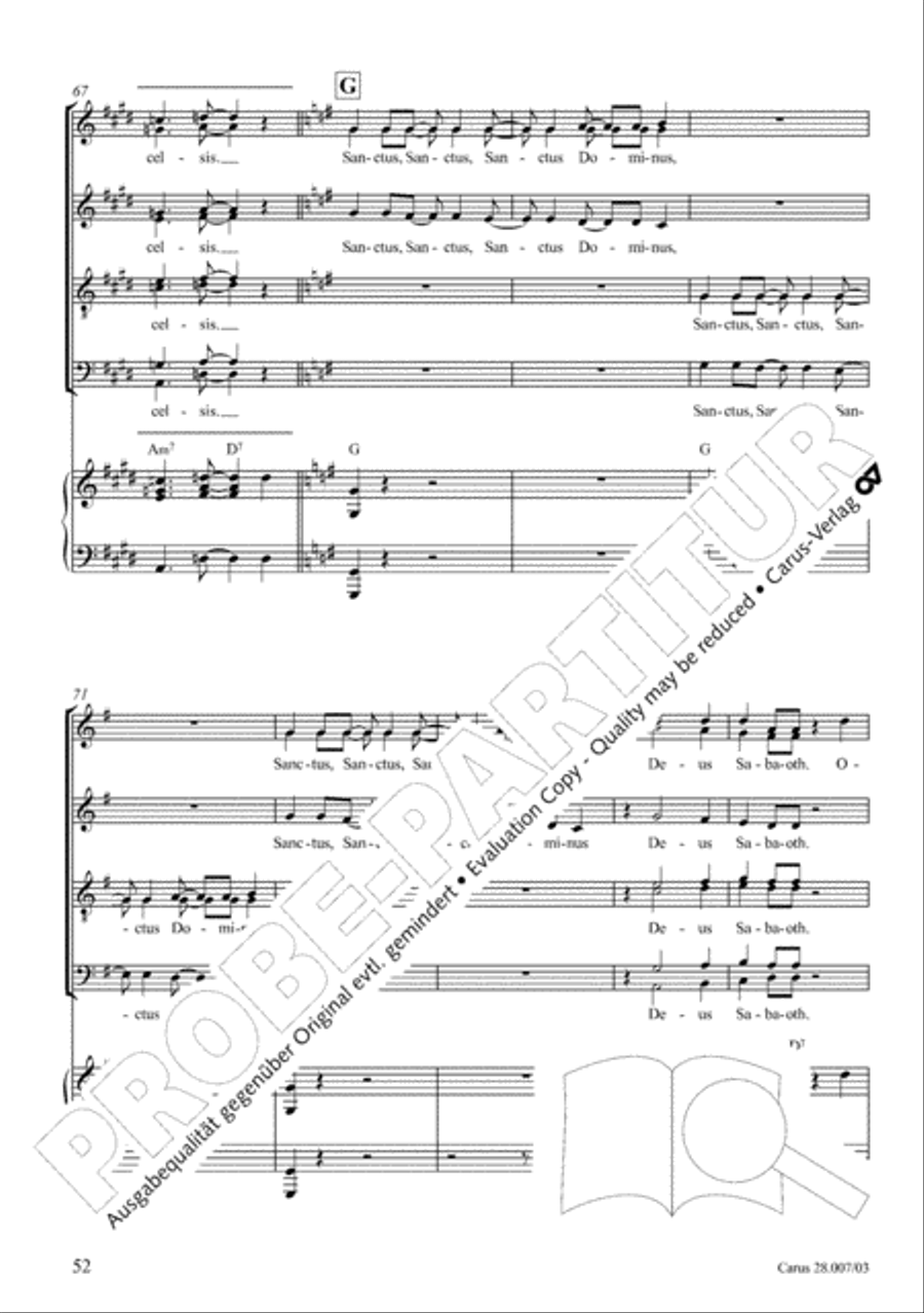 Missa latina Missa latina 4-Part scores gallery preview page 53