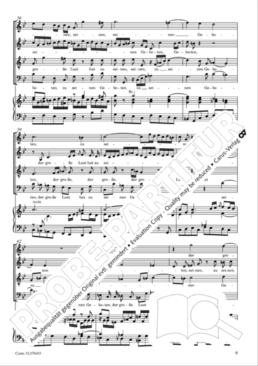 Blessed are all those who fear God (Wohl dem, der den Herren furchtet) SA scores gallery preview page 10
