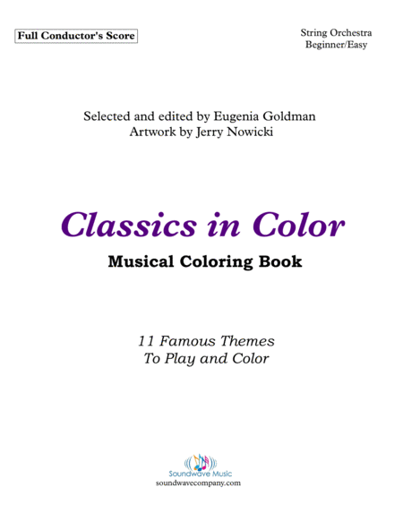 Classics in Color (Teachers' Edition, Strings) image number null