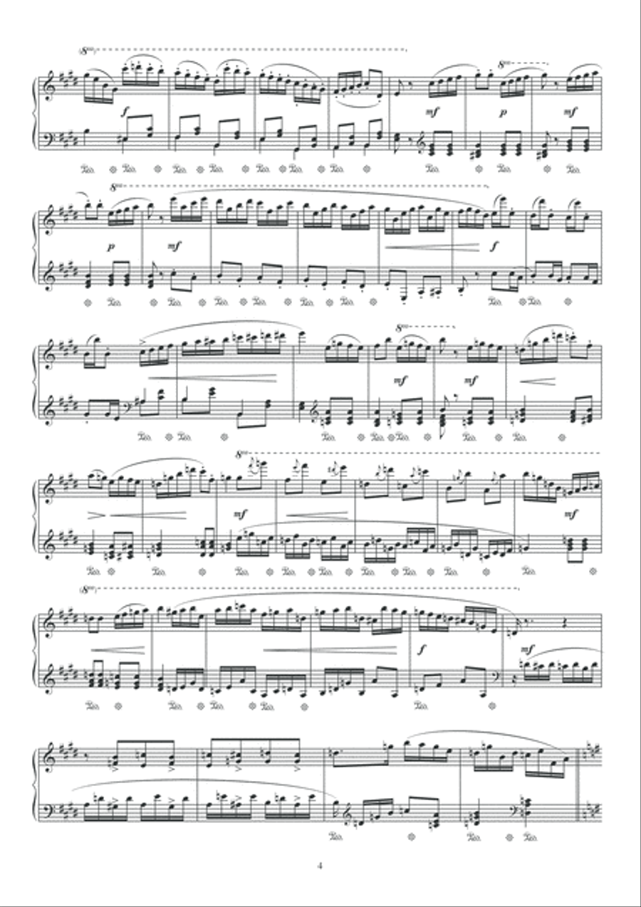 Pavana Piano Solo scores gallery preview page 6
