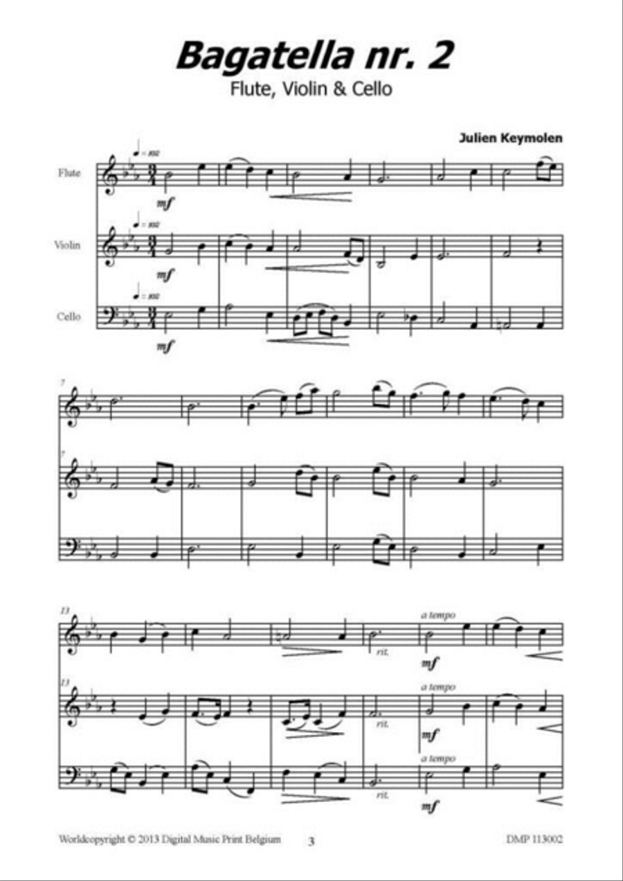 Bagatella Bagatella Flute scores gallery preview page 2