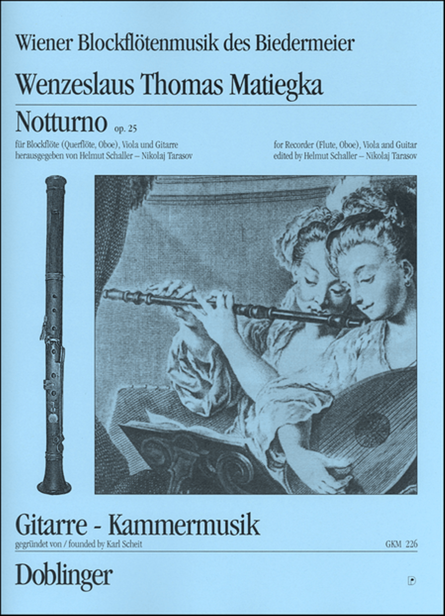 Notturno op. 25 Flute scores gallery preview page 1