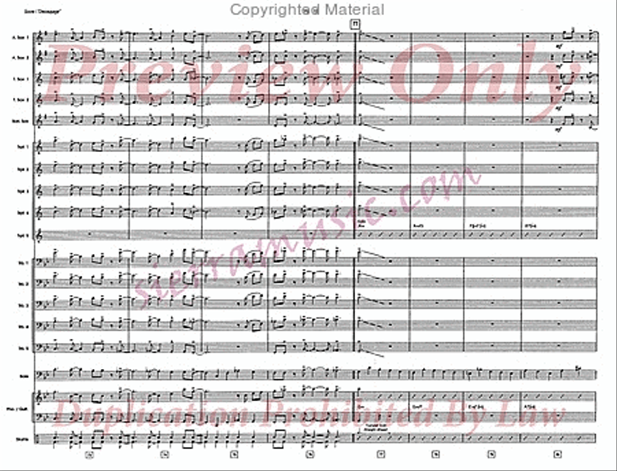 Decoupage Jazz Ensemble scores gallery preview page 11