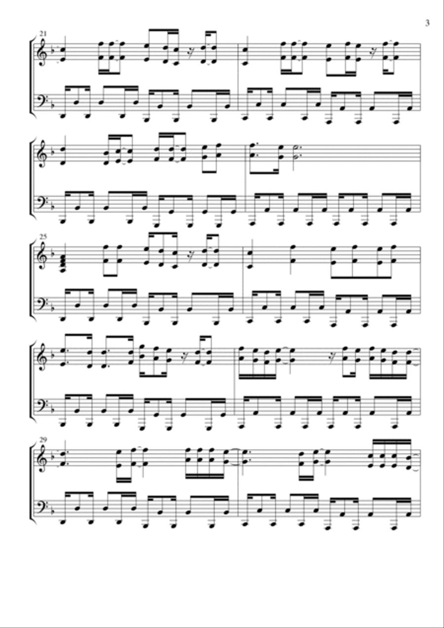 Big In Japan Piano Solo scores gallery preview page 3