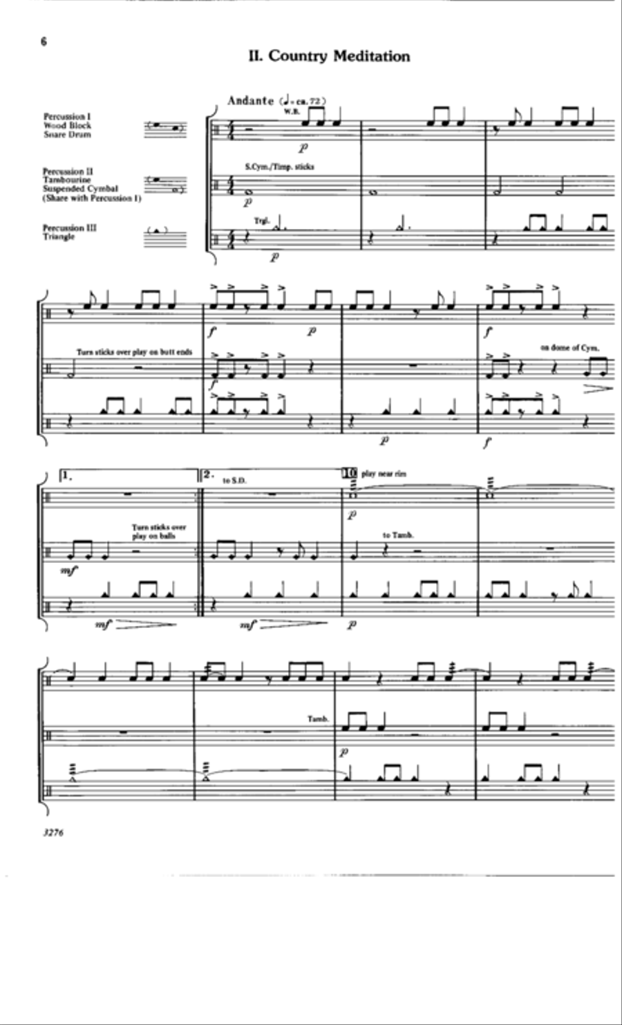 Holiday Suite for Percussion Percussion Ensemble scores gallery preview page 5