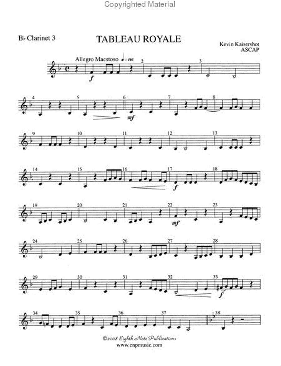 Tableau Royale Tableau Royale Small Ensemble scores gallery preview page 4