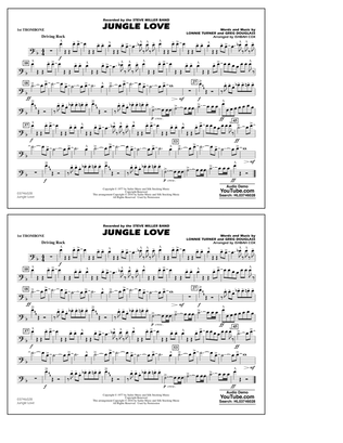Jungle Love - 1st Trombone