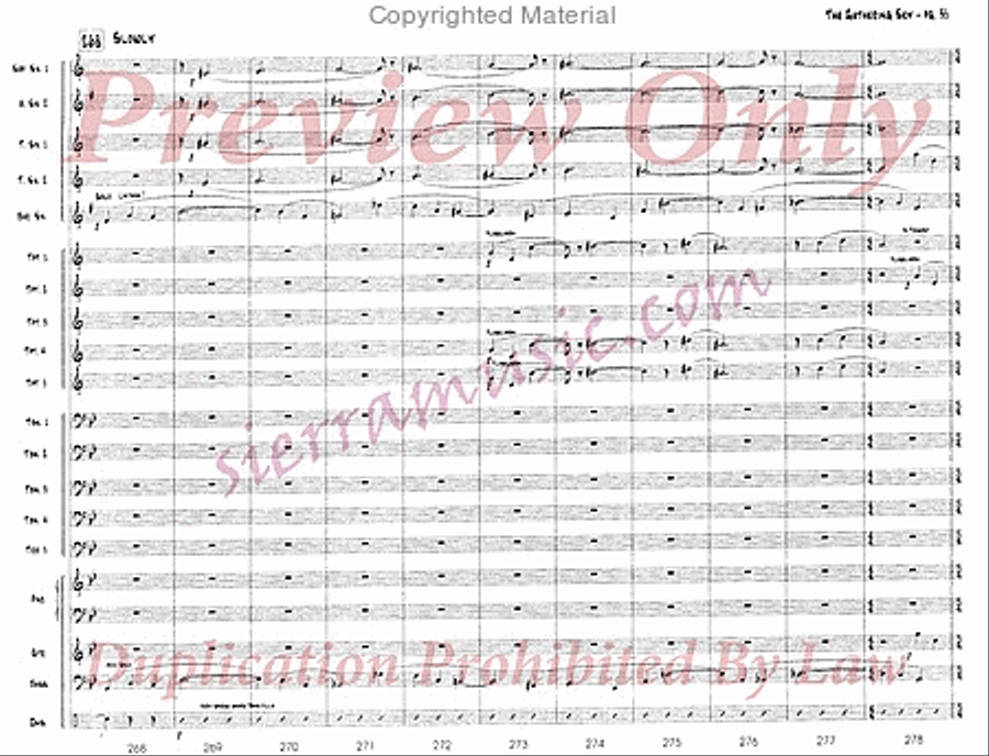 The Gathering Sky Jazz Ensemble scores gallery preview page 36