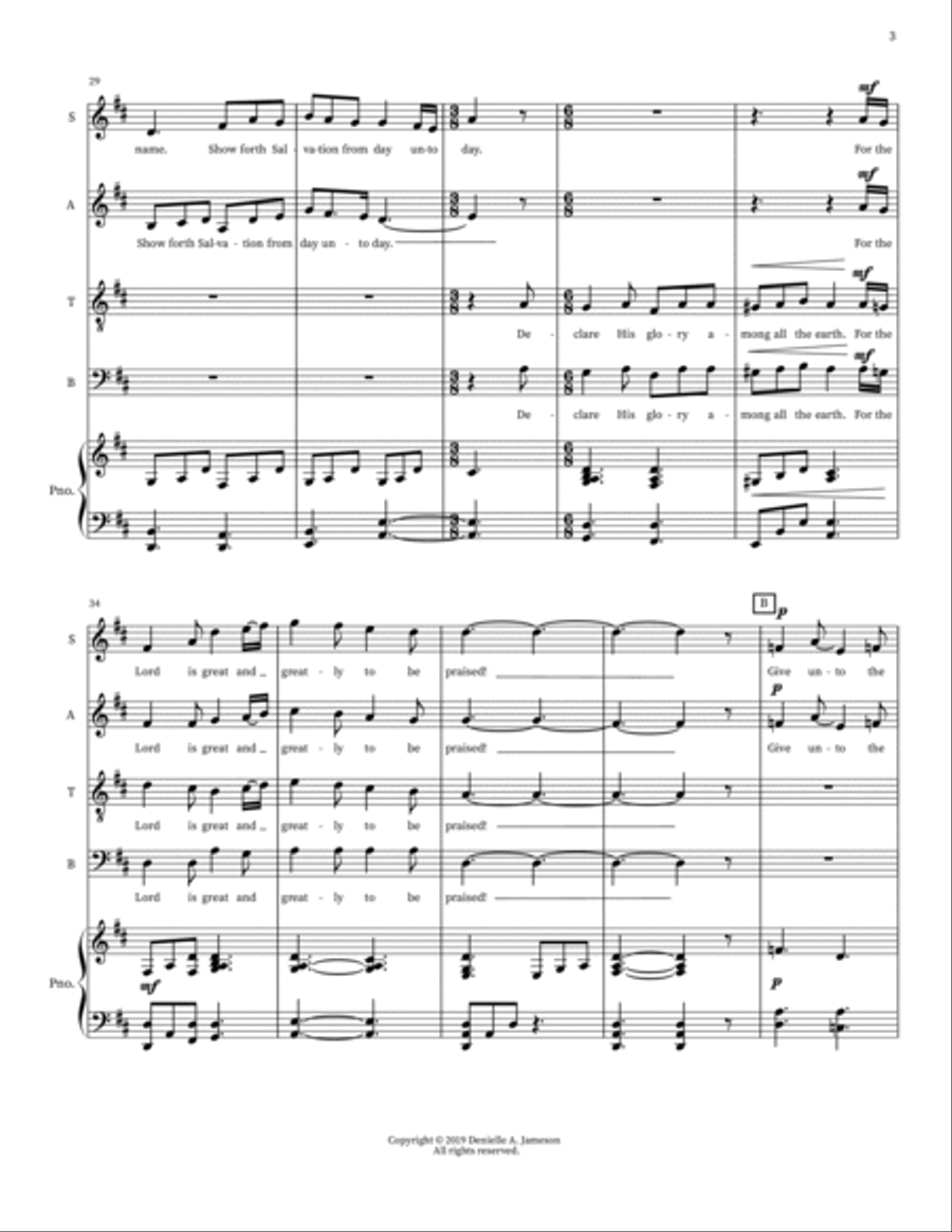 Sing to the Lord 4-Part scores gallery preview page 3