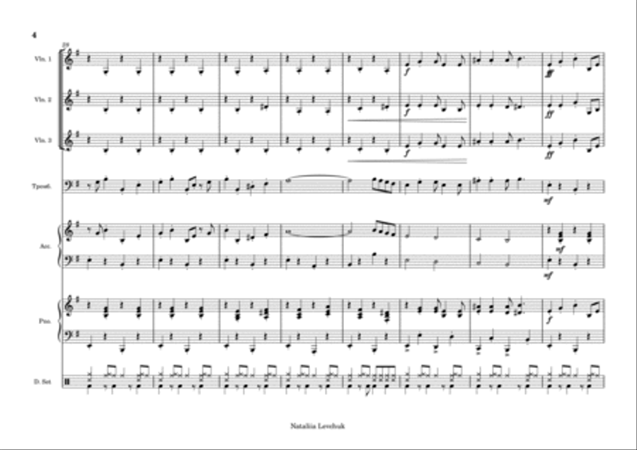 Puttin' on the ritz Small Ensemble scores gallery preview page 4