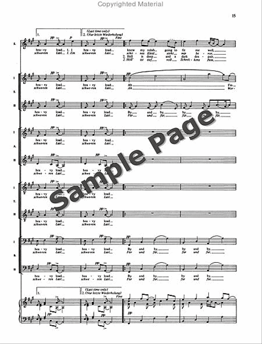 5 Negro Spirituals 5 Negro Spirituals SSAATTBB scores gallery preview page 18