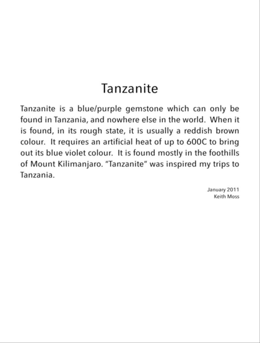 Tanzanite - for flute and piano Flute Solo scores gallery preview page 2