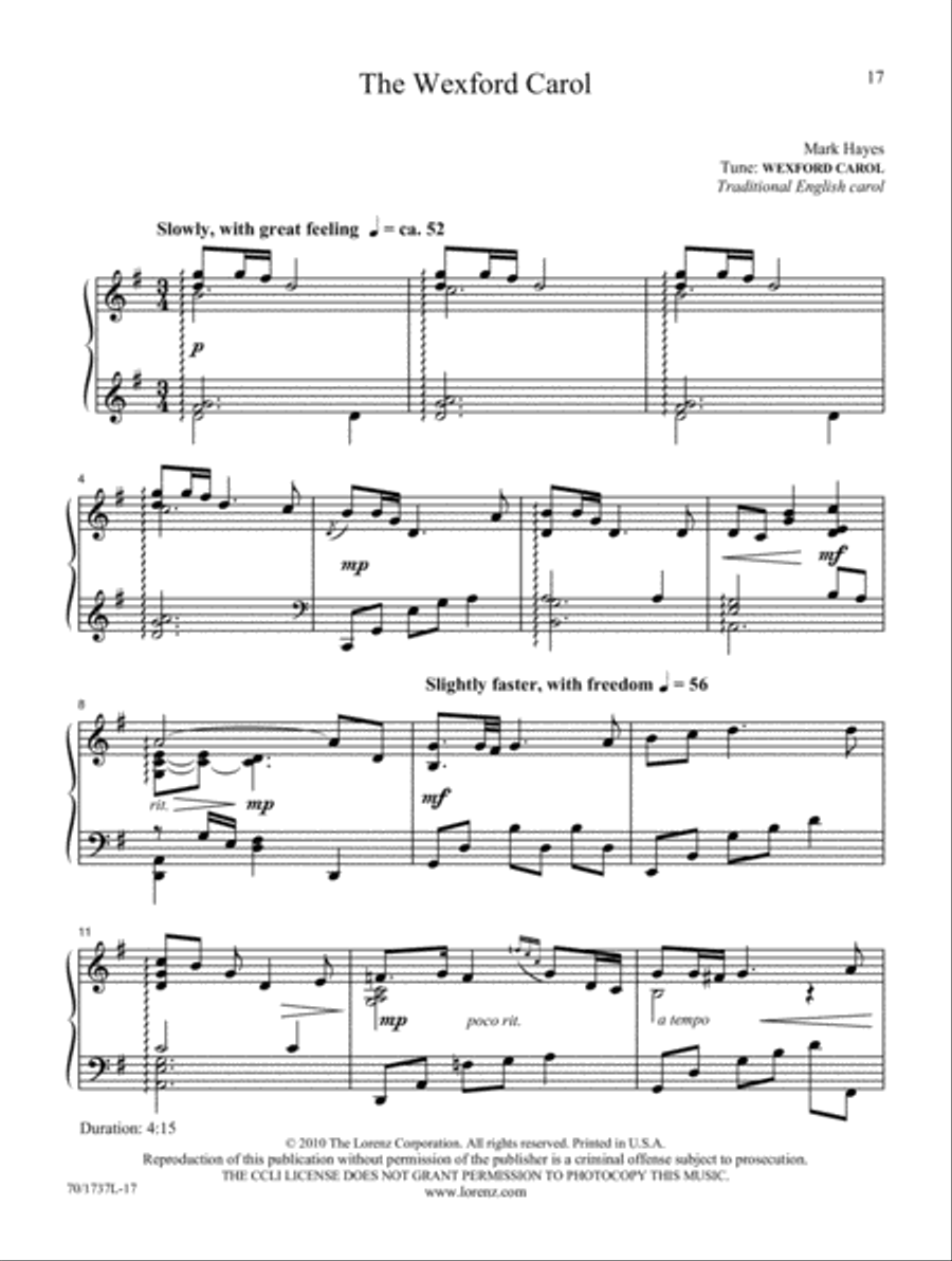 Advent Piano Solo scores gallery preview page 2