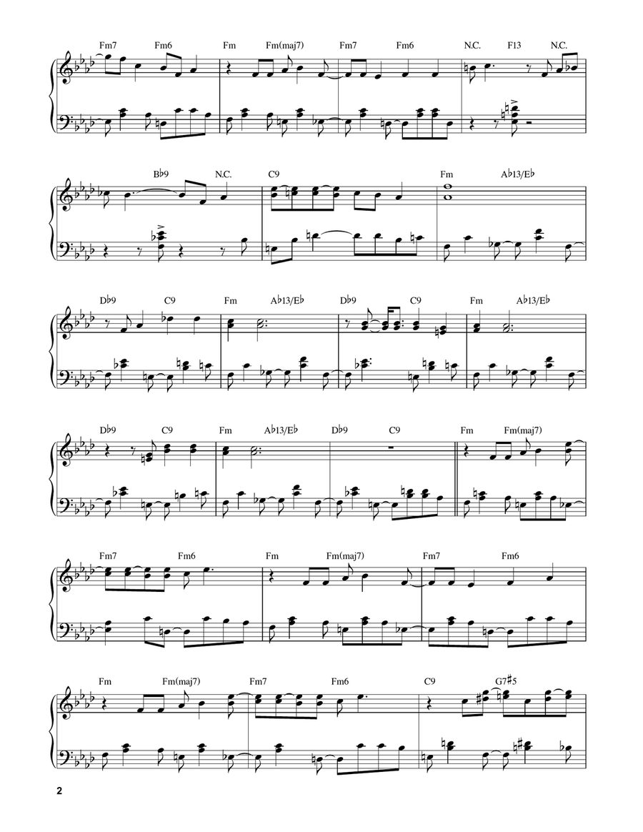 Work Song Piano scores gallery preview page 2