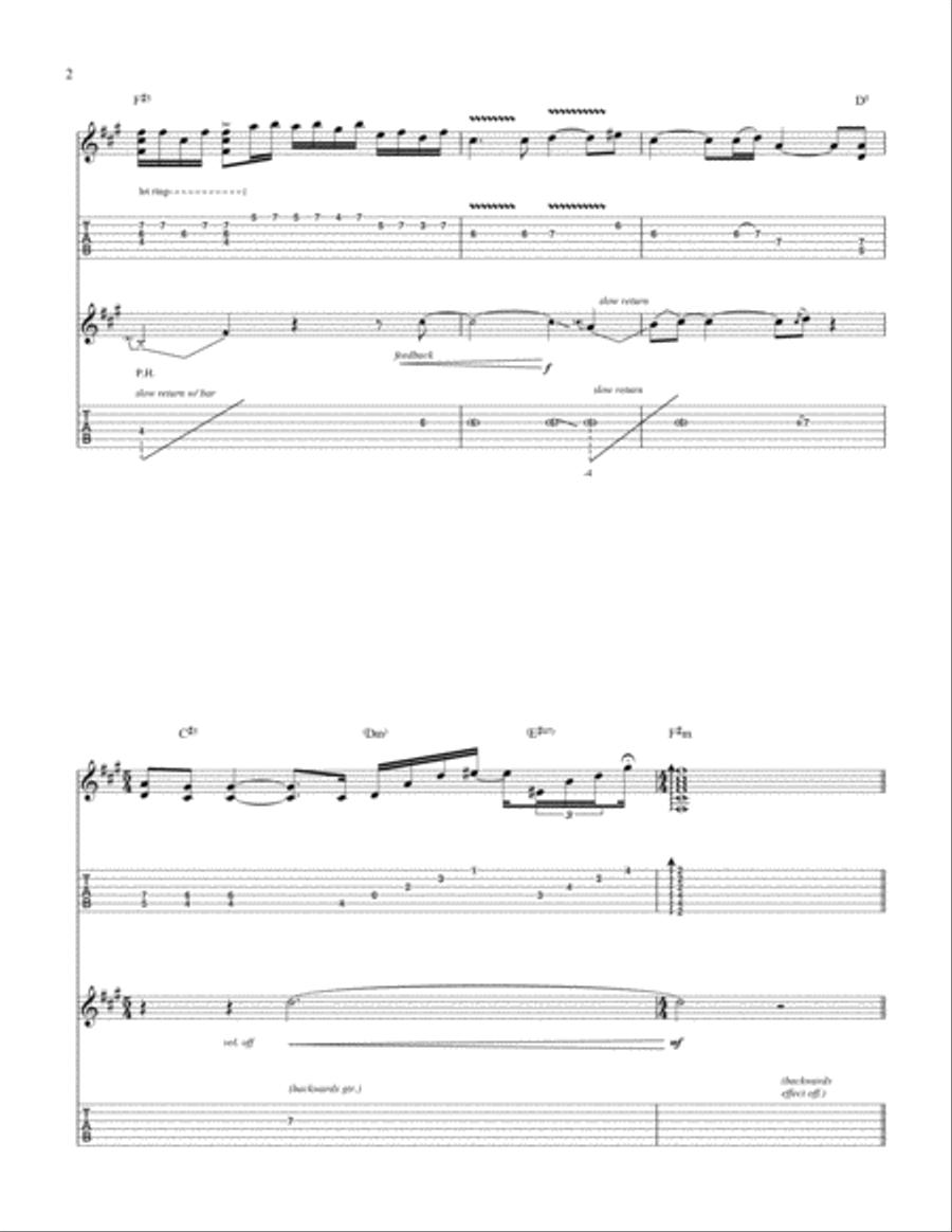 Arena Of Confusion Electric Guitar scores gallery preview page 2