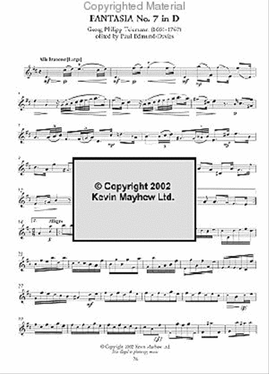 Twelve Fantasias Flute Solo scores gallery preview page 3