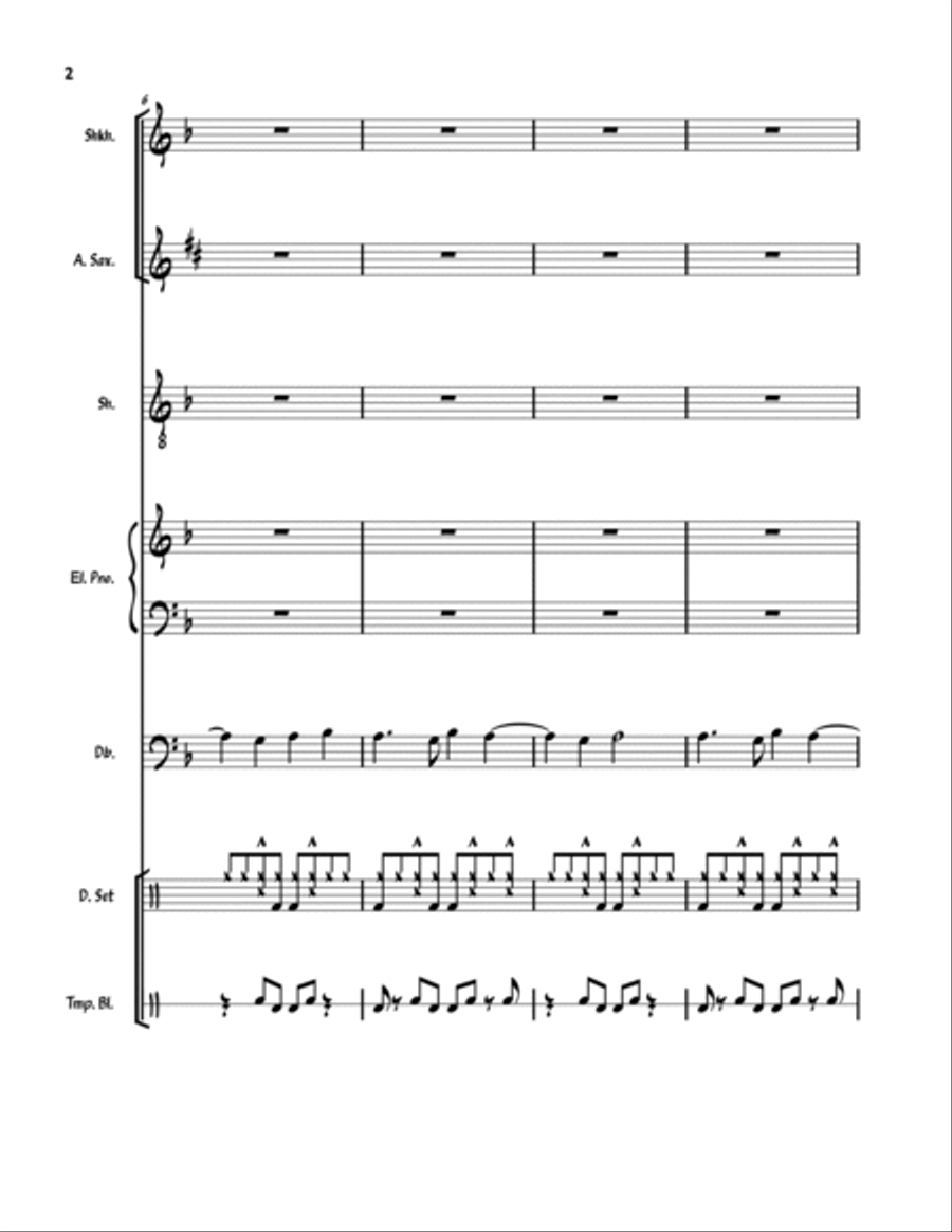 Japanzz Jazz Ensemble scores gallery preview page 2