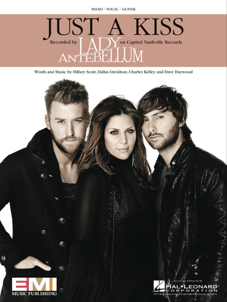 Just a Kiss Piano, Vocal, Guitar scores gallery preview page 1