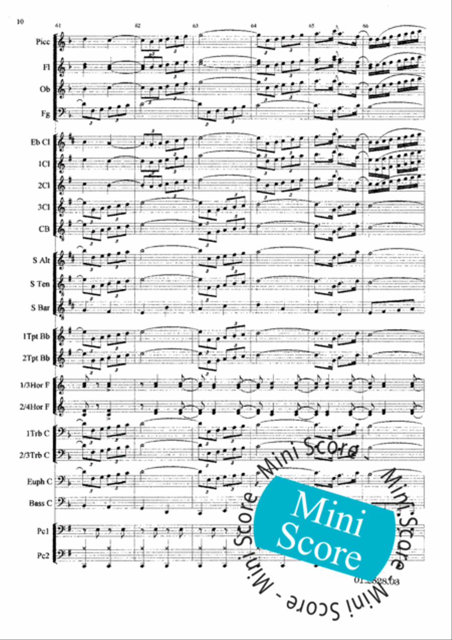 Al Centenario Concert Band scores gallery preview page 14