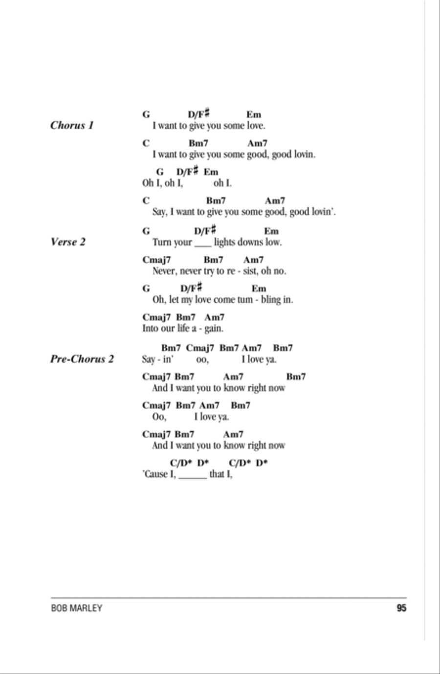 Turn Your Lights Down Low Acoustic Guitar scores gallery preview page 2