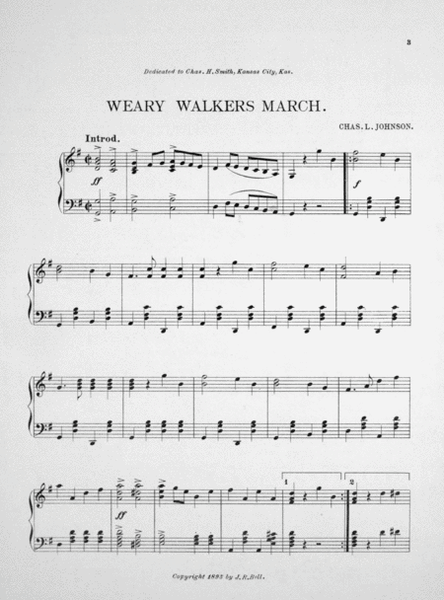 Wayside Willie's March. Weary Walker