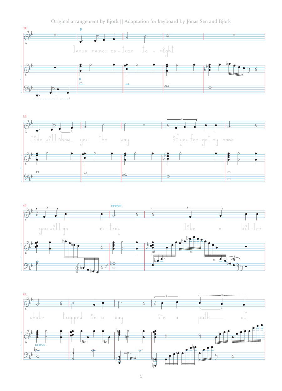Bachelorette Bachelorette Piano, Vocal scores gallery preview page 3