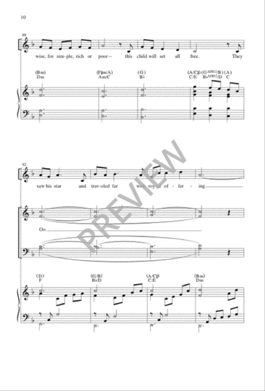 That Holy Night That Holy Night 4-Part scores gallery preview page 9