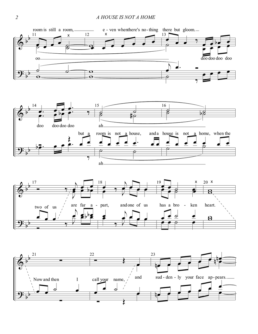 A House Is Not A Home 4-Part scores gallery preview page 2