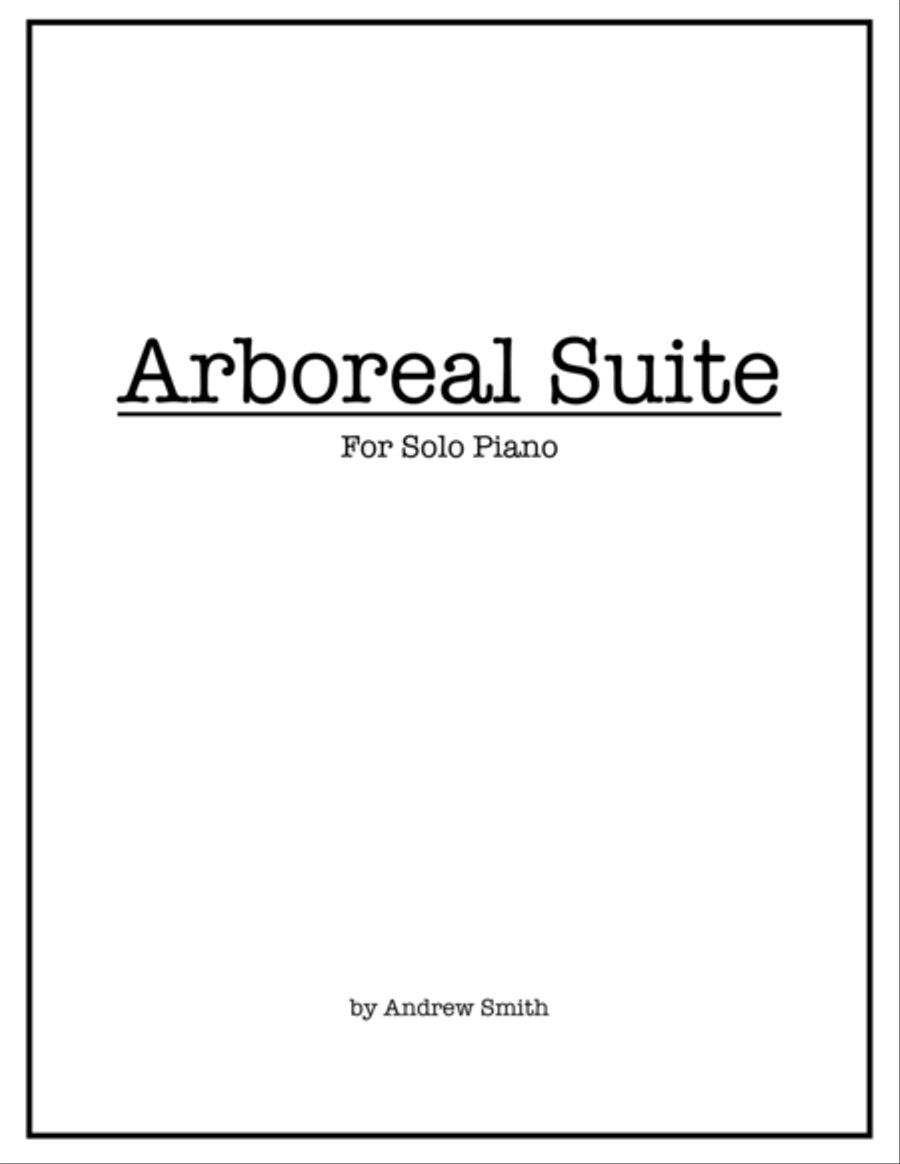 Arboreal Suite Piano Solo scores gallery preview page 1