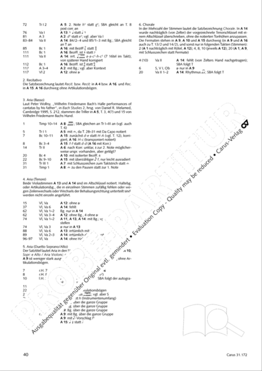 Sound forth, now with singing (Erschallet, ihr Lieder) 4-Part scores gallery preview page 39