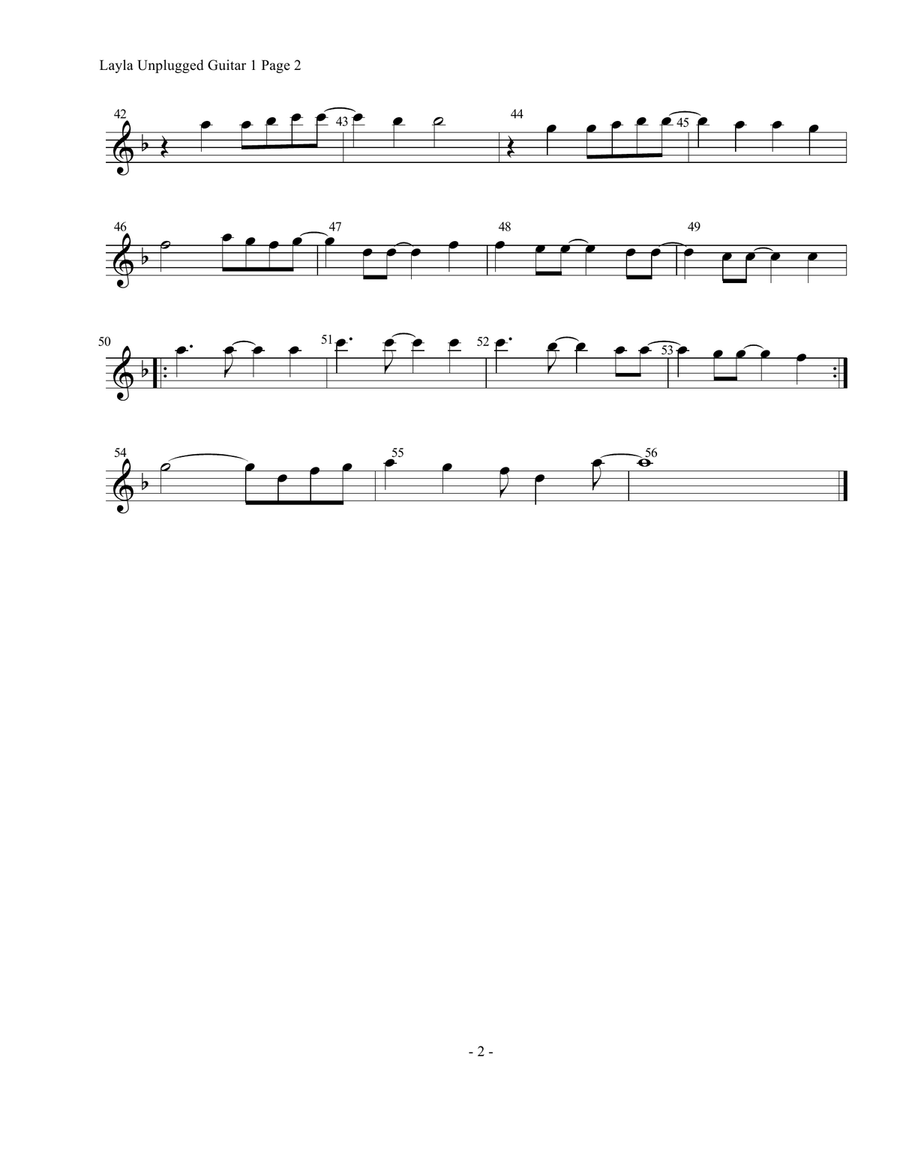 Layla Layla Guitar Ensemble scores gallery preview page 6